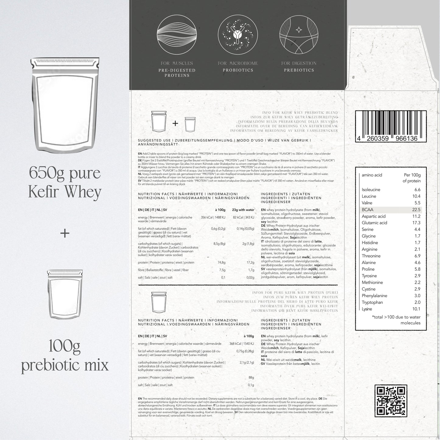 Kefir Whey - Proteine idrolizzate