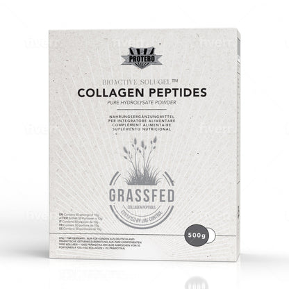 Peptide di collagene alimentato a erba | Idrolizzato bioattivo originale Solugel