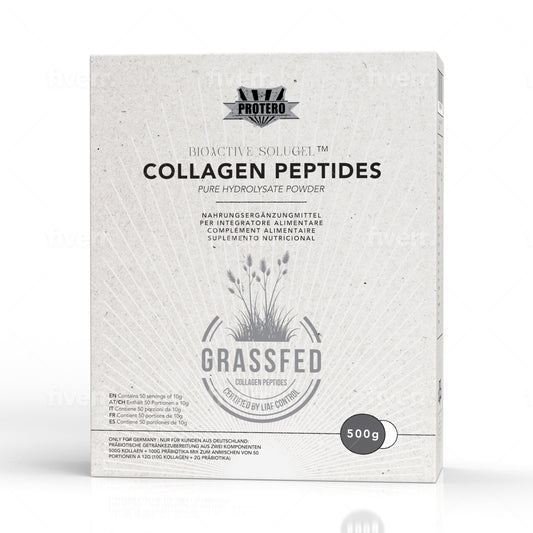 Peptide di collagene alimentato a erba | Idrolizzato bioattivo originale Solugel